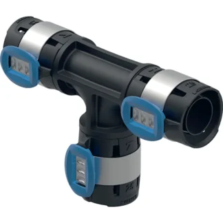 Puristus T-haara Geberit FlowFit Läpimittainen d40-40-40