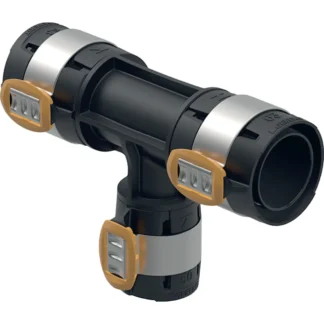 Puristus T-haara Geberit FlowFit Supistettu d75-63-75