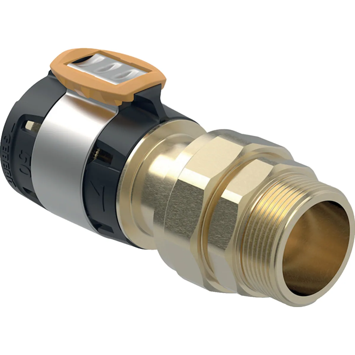 Puristusyhdistäjä muhvi-kierre Geberit FlowFit Ulkokierteellä d50-R1 1/2