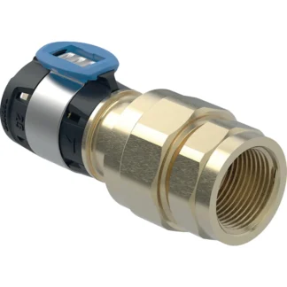 Puristusyhdistäjä muhvi-kierre Geberit FlowFit Sisäkierteellä d25-Rp3/4