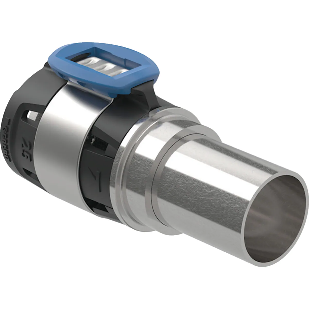 Puristus muunnoskappale Geberit FlowFit FwF-Cu puserrusliitin d25-22