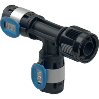 Puristus T-haara muhvi-kierre Geberit FlowFit d=16mm, d1=16mm, RpMF1=1/2"