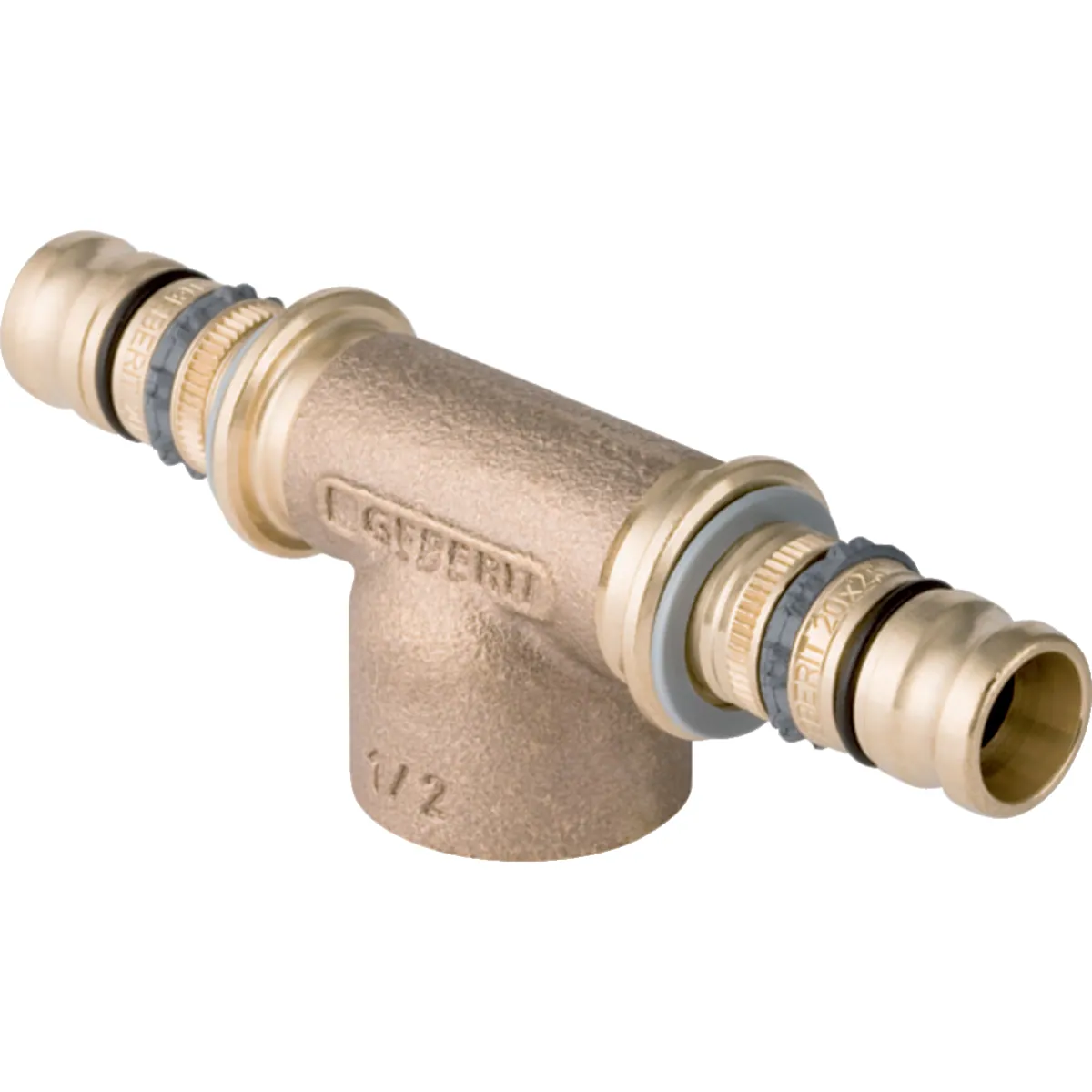 Puristus T-haara muhvi-kierre Geberit Mepla komposiitti Sk Mepla 32mm-1"-32mm