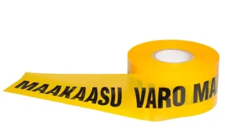 Maakaasun varoitusnauha UPONOR 300 m keltainen