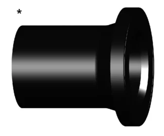 Laippakaulus sähkömuhvihitsatt ELGEF PLUS Elgef plus 450 - DN500 MM-PE100SDR11