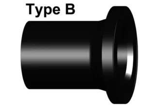 Laippakaulus sähkömuhvihitsatt ELGEF PLUS Elgef plus 250 - DN250 MM-PE100SDR17