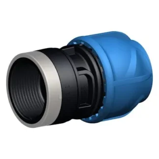 Puristus-/kierre lähtöliitin i-JOINT PN10 d110-3" sisäkierteellä