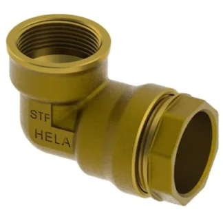 Kulmaliitin muovip/kierreliit. HELA HELA 232/DU 25/R 3/4SK/MESSINK