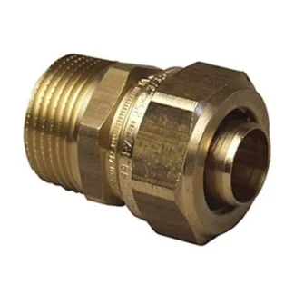 Puristus-/kierreliitin suora UPONOR FPL-PX 20X2,8X1" PN10 UK