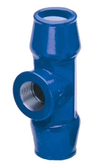 Muhvi-/kierreliitin T-haara PAM DE 63X2" sk