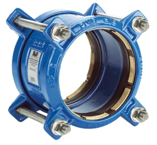 Jatkoliitin vetoa kestävä AVK 621/41 DN 50/D 63mm, PN16 PE/PVC putk