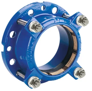 Laippaliitin vetoa kestävä AVK 623/10 DN300/D315mm,PN10/16 PE&PVC pu