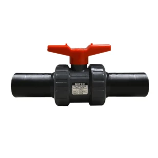 Palloventtiili RauHeat Maalämpö PVC DN40 PE Hitsattavat Päät