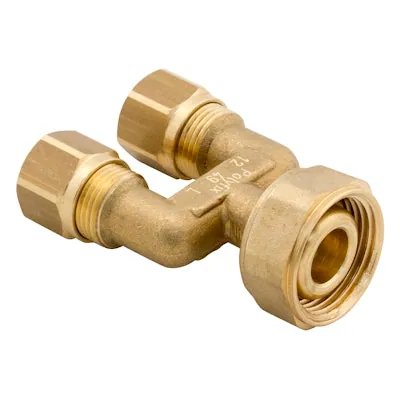 Y-haara UPONOR Minitec 2X9,9-3/4"EURO