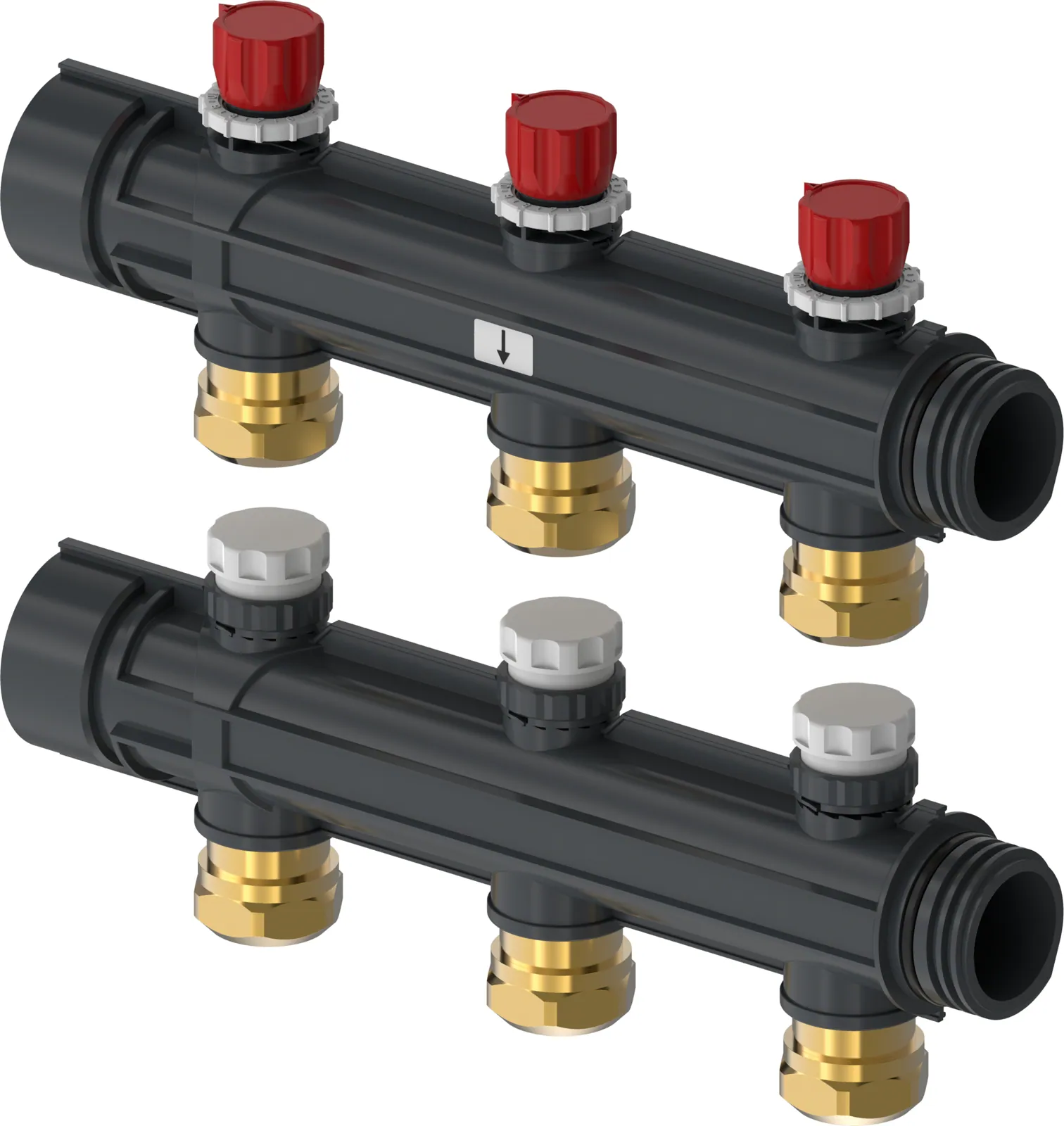 Teollisuusjakotukki UPONOR MAGNA 3x25 MM