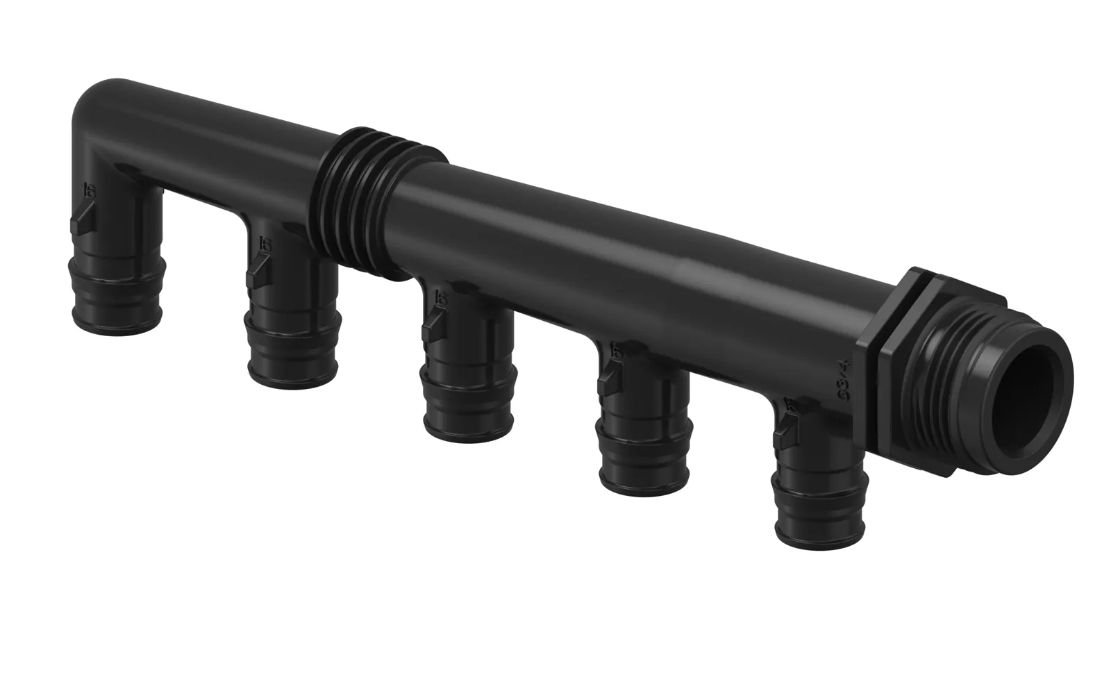 Jakotukki UPONOR Q&E G3/4"UK 5x16 c/c 35mm