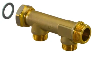 Jakotukki UPONOR AQUA PLUS WTR R3/4"+2xR1/2"