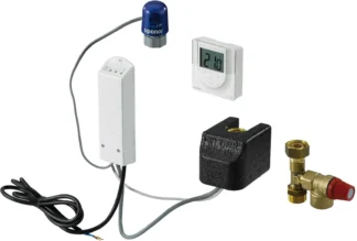 Pumppuryhmä UPONOR FLUVIA T Push 12 CH-X ohjausyksikkö