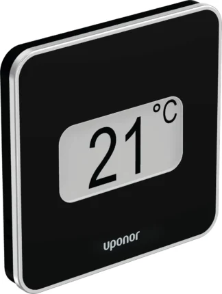 Huonetermostaatti UPONOR SMATRIX BASE LANGALLINEN T-149 D+RH MUSTA