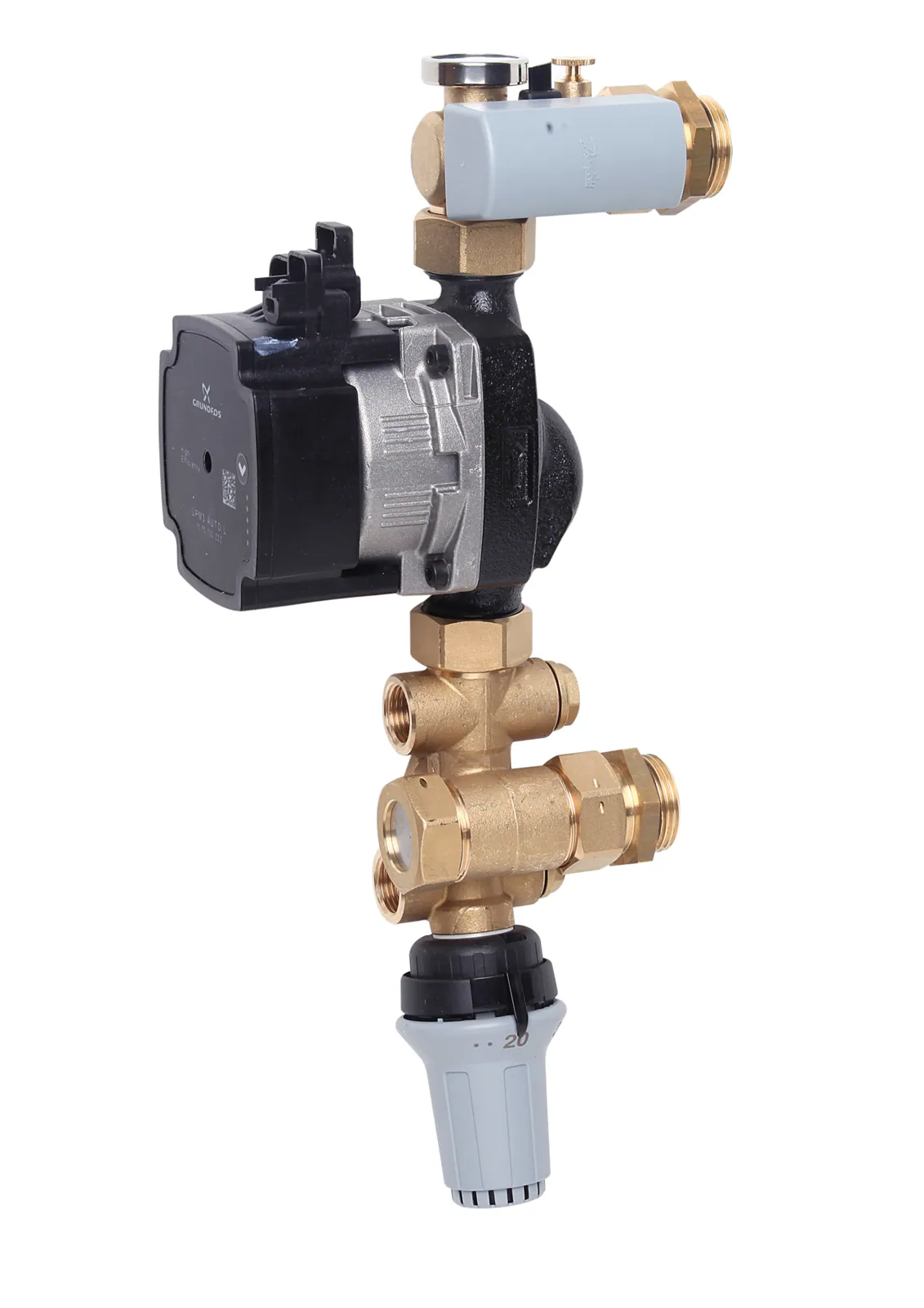Pumppu-/sekoitusryhmä DANFOSS FH FHM-C1 pumppuryhmä UPM3 15-70