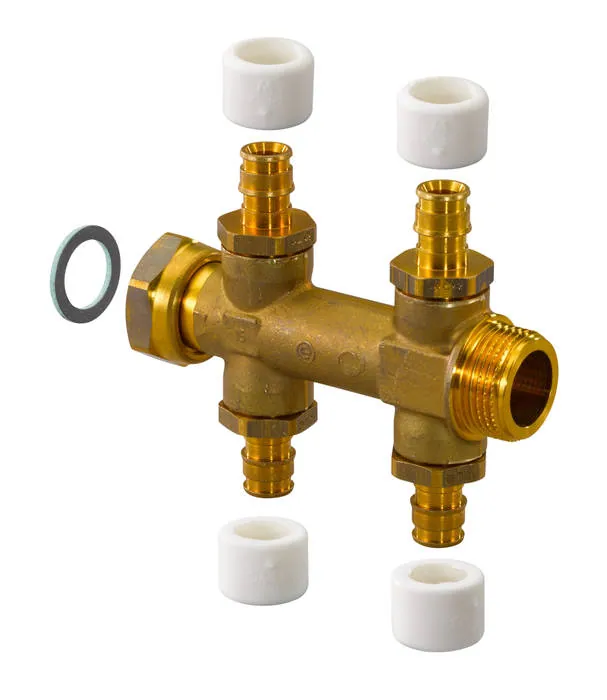 Jakotukki UPONOR AQUA PLUS Q&E 2X15+2X15 K/K 50