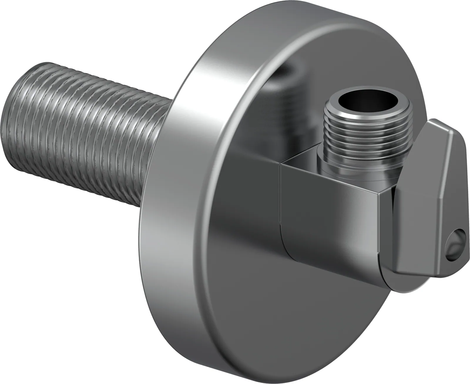 Kulmasulkuliitin puserrus/kier UPONOR AQUA PLUS DR 1/2UK-3/8UK CAP 70MM L=85MM
