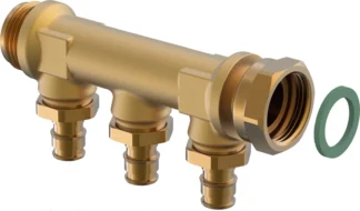 Jakotukki UPONOR AQUA PLUS Q&E E DR 3/4"UK/SN 3X16 C/C50