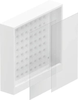 Jakotukkikaappi UPONOR AQUA PLUS A, 350x350x108mm