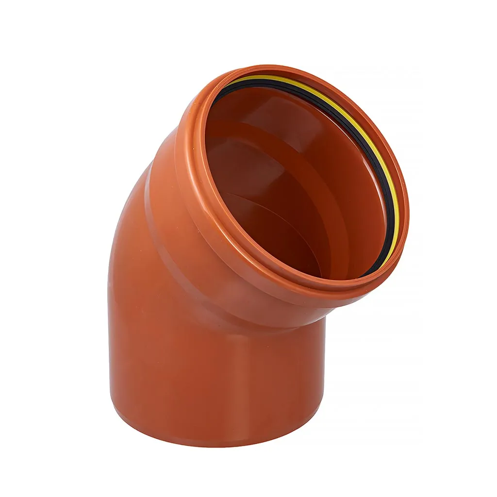 Kulma pisto-/muhviyhde PVC MERIKA DN 200/45AST.