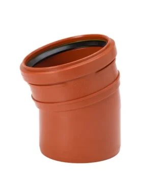 Kulma pisto-/muhviyhde PVC UPONOR DN 250/15AST.