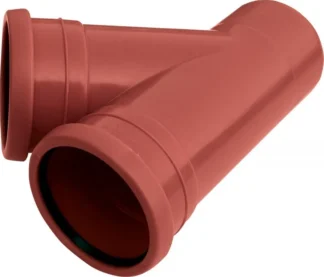 Haara muhvi-,pistoyhde PVC PIPELIFE DU 400-200/45AST.