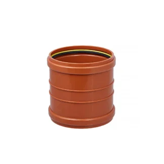 Kaksoismuhvi PVC MERIKA DU 200