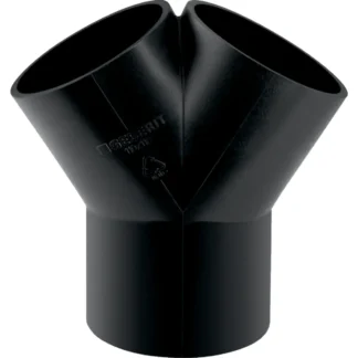 Kaksoishaarayhde Geberit PE d=50mm, d1=40mm 60°, 2 x 30°