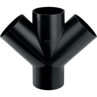 Kaksoishaarayhde Geberit PE d=110mm, d1=110mm 45°