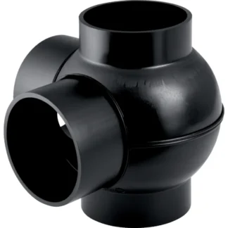 Kaksoispallohaarayhde Geberit PE d=110mm, d1=110mm 88,5°