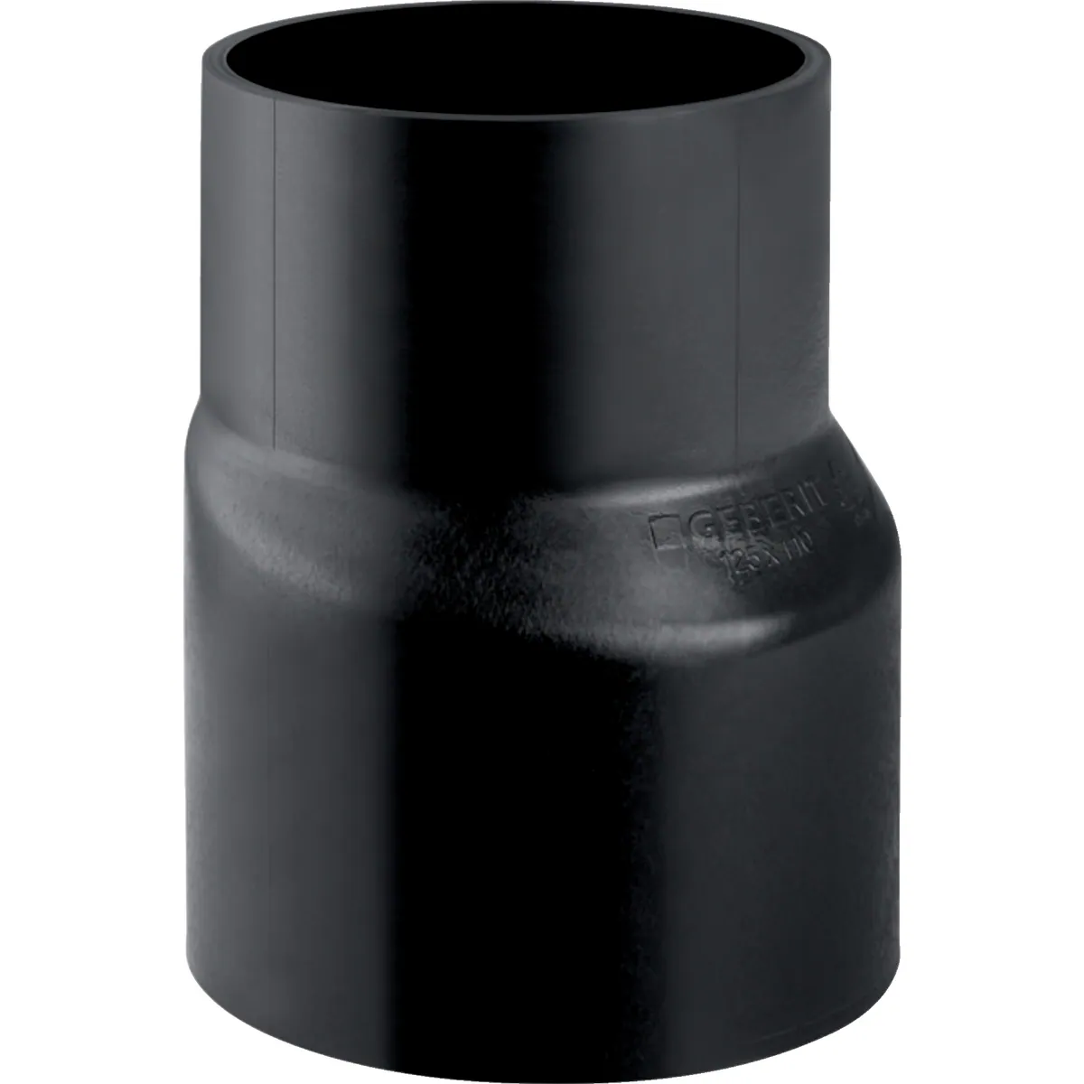 Supistusyhde epäkeskeinen Geberit PE pitkä: d=160mm, d1=125mm