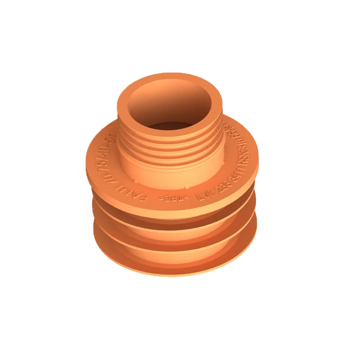 Viemäröintitiiviste FALUPLAST Falu 70-75/40-50mm EPDM orans