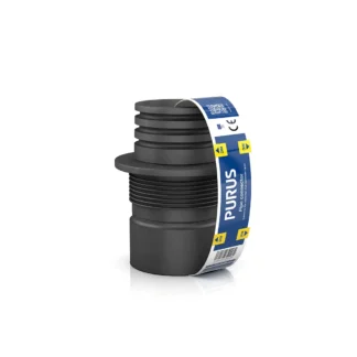 Viemäröintitiiviste PURUS D64/58-50/40MM/MUSTA