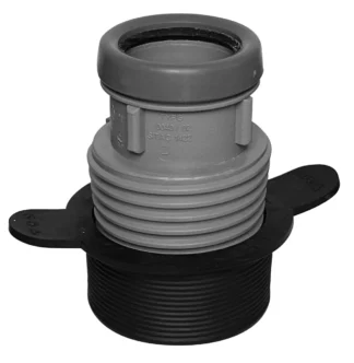 Ylimenokappale FALUPLAST Falu Expand 2½" x 50mm PP/TPE must/harm
