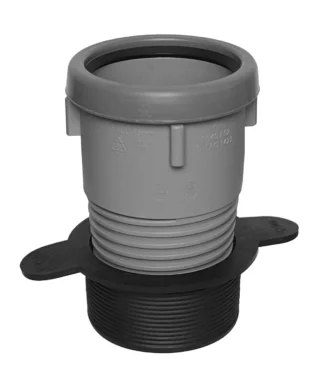 Ylimenokappale FALUPLAST Falu Expand 2½" x 75mm PP/TPE  must/harm