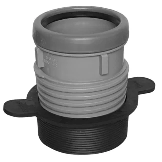 Ylimenokappale FALUPLAST Falu Expand 3" x 75mm PP/TPE  must/harm