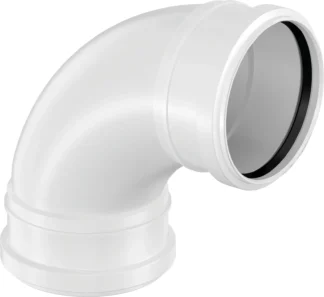 Muhvikulma dB PP UPONOR DECIBEL 110X88,5 PYÖRISTETTY/VALKOINEN