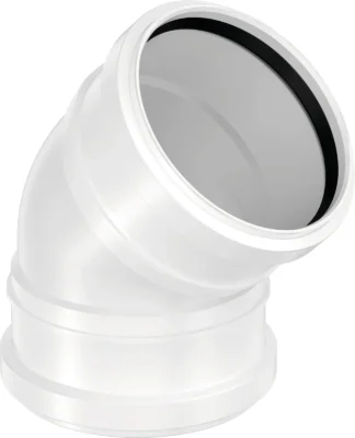 Muhvikulma dB PP UPONOR DECIBEL 160 45°