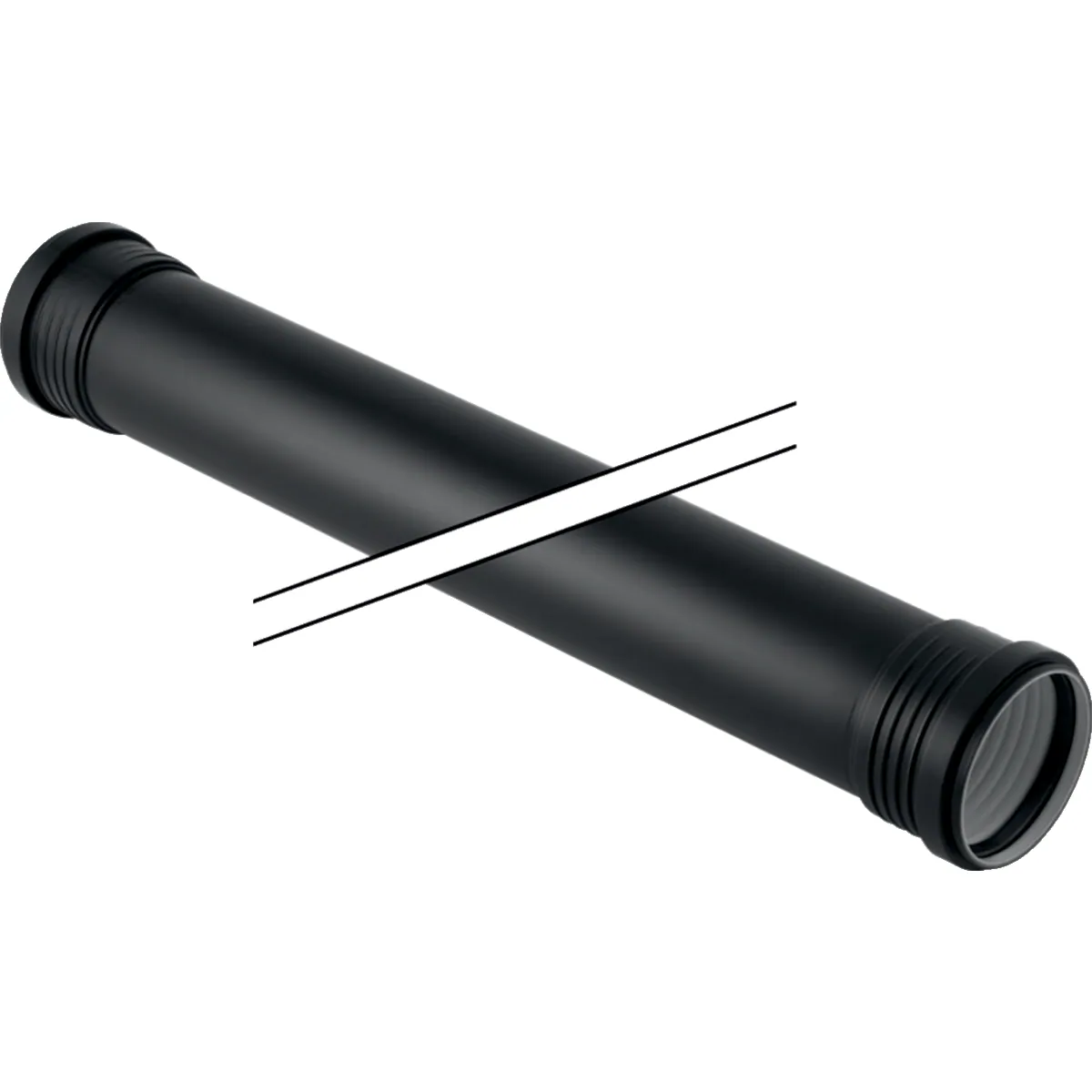 Tuplamuhviputki db PP Geberit Silent-PP 125mm, 3000mm