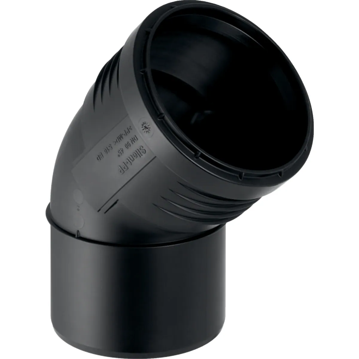 Kulmayhde dB PP Geberit Silent-PP 75mm / 45 ast.