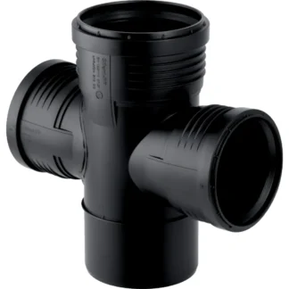 Kaksoishaarayhde db PP Geberit Silent-PP 125mm-110mm / 87,5 ast.