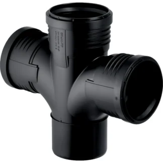 Kaksoishaarayhde db PP Geberit Silent-PP 90mm / 87,5 ast.