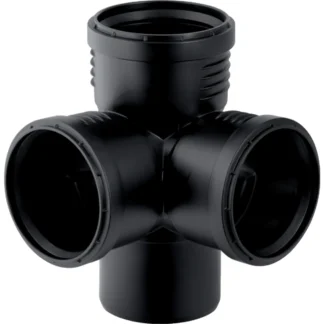 Nurkkahaarayhde db PP Geberit Silent-PP 110mm-110mm-110mm / 87,5 ast.