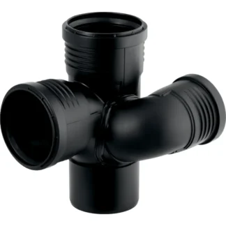 Kaksoishaarayhde db PP Geberit Silent-PP 90mm-75mm-90mm, 87,5 ast.
