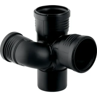 Kaksoishaarayhde db PP Geberit Silent-PP 90mm/75mm/90mm / 87,5 ast.